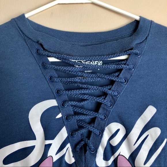 Disney Lilo & Stitch T-Shirt with Lace-Up Front - Picture 7 of 14